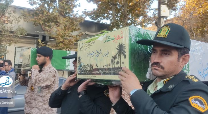 تشییع شهدای گمنام در سملقان