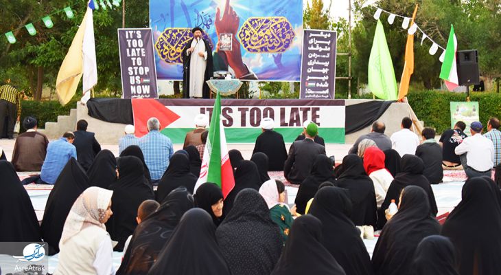 خیزش سراسری فریاد فلسطین، فریاد ایران در فاروج