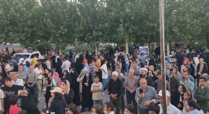 حضور بی‌نظیر مردم سملقان در جشن عیدغدیر