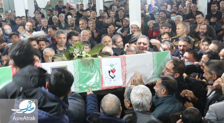 وداع با شهدای مدافع امنیت در اسفراین